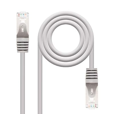 Nanocable 10.20.0801 - Câble Ethernet RJ45 Cat.6 FTP AWG24, Gris, 1mts