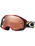 Gafas Oakley para motocross. Oakley Airbrake MX Heritage Racer Adult Off-Road Motorcycle Goggles Eyewear - Biight Red/Prizm MX Black Iridium / One Size Fits All