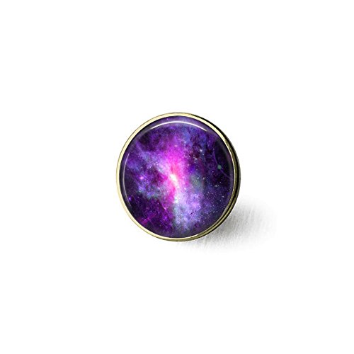 Dwarf Galaxy - Space Tie Tack or Lapel Pin - Men's Brooch