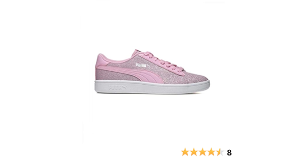 puma rosa con brillantini