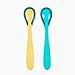 Produktbild Xiton Praktische Hitze Messung Baby-Löffel Temperatur-Sensor Farbe wechselnde Fütterungs Löffel 2pcs (2,5 * 13,2 cm)