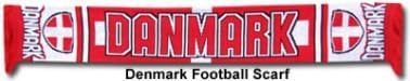 Denmark Football Scarf