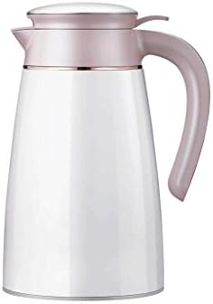 Rollsnownow Home 304 Stainless Steel Hot Water Bottle Heat Preservation High Capacity Insulation Pots Kitchen Restaurant Bedroom Warm Pot Kettle 2L ( Color : White )