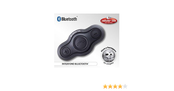 CELLULAR LINE Interfono Bt Easy Kit Singolo : Amazon.it: Sport e tempo  libero