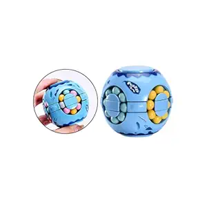 Skaleups Spinner Rotating Magic Bean Fidget | Rubik?s Puzzle l Stress Buster Brainstorming Cube l Toys for Boys and Girls for 3, 4, 5, 6, 7 and Above | Learning and Educational Toys