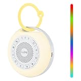 Lumi | Portable White Noise Machine | 26 Sounds | 55+ Hours Battery Life | 7 Colour Night Light | Child Lock | Sleep Timer | Usb Rechargeable | Baby Sleep Aid | Sleep Sound Machine