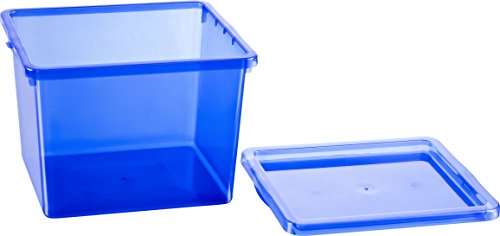 Kigima Basic Box 3l 5er Set Ordnungssystem Aufbewahrungsbox Aqua-Mix blau, türkis, lavendel - 2
