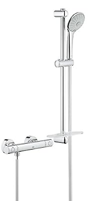 GROHE Mitigeur Thermostatique Douche avec Ensemble de Douche Grohtherm 1000 Cosmopolitan M 34286002 (Import Allemagne)