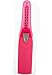 Belle Rose Red Mini Portable Heated Eyelash Curler with LED Light (Batteries not included) - Surprise Gift Idea