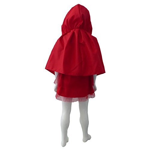 Imagen 2 de César E863-003 - Disfraz infantil de Caperucita roja (3-5 años)