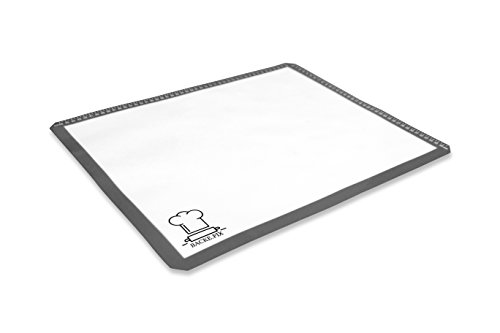 BackeFix – Große Silikon Ausrollmatte XXL | Antihaft-Beschichtung | Fondant Arbeitsmatte – als Teigmatte und Backunterlage, Arbeitsmatte, BPA-frei, wiederverwendbar, die extra große Backmatte | 2 Jahre Zufriedenheitsgarantie (50×40) - 6