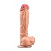 Produktbild Dildo,Double Layer Silikon Dildo, Große Größe Super Realistische Hochwertige Penis Spielzeug mit Saugnapf weiches Design aus Flüssigsilikon wasserdichter (Gesamtlänge 23 cm, Breite 5cm)