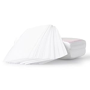 MAKARTT Wax Strip Non Woven Hair Removal Epilating Cloths for Facial Body 100 Counts - Image 2
