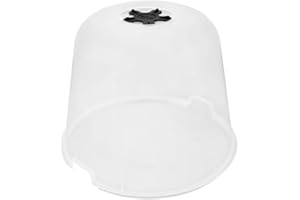 Elho Green Basics Grow House Round 30 - Accesorio por Interior y Exterior cultívalo tú mismoaccesorios - Ø 30.0 x H 23.1 cm - Transparente/Transparente