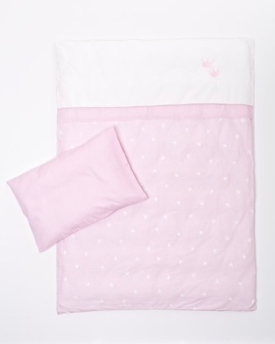 Träumeland TT12501 Bettset Krönchen, 4-teilig, rosa - 2