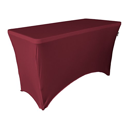 LA Linen Spandex Fitted Stretchable Elastic Tablecloth