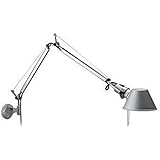 Artemide Tolomeo Lampada Mini Parete, Alluminio, A005910+A025150