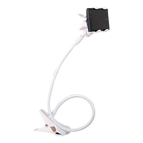 Hrph 360 Gradi Roating Flessibile Supporto Telefono Stand per Cellulare Braccio Lungo Supporto Supporto per Letto Desktop Tablet - Bianco