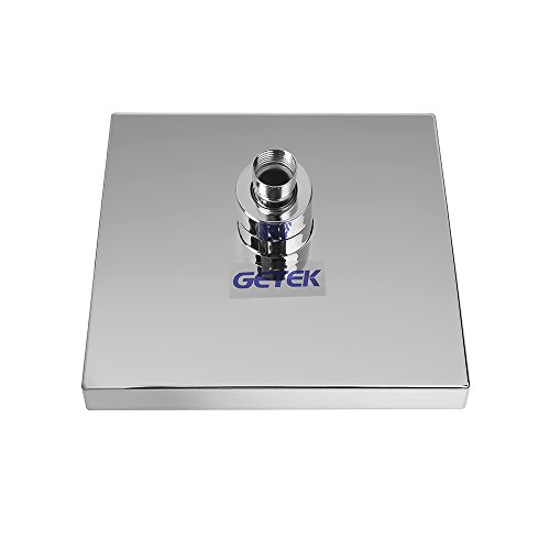 Getek square 8 „Zoll LED Duschkopf mit Temperatur Sensor Duschkopf mit 3 facher Farbverstellung - 7