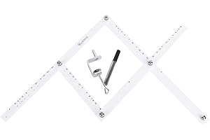 bopely Artisti Pantografo Disegno Strumento Pieghevole Misura del Righello Riduttore Ingranditore Strumento Art Craft per Ufficio Scuola Materna