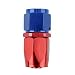 Produktbild Kongqiabona 0 Grad gerade Swivel Öl/Kraftstoff / Gas Linie Schlauchende Wiederverwendbare Fitting Adapter Universal Aluminiumlegierung männlich Fitting (rot & blau AN8)