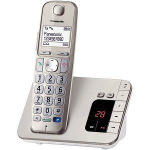 Preisvergleich Produktbild Panasonic KX-TGE220GN Single champagner mit AB