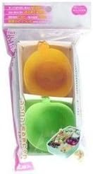 Silicon Food Sushi Mold Cup for Bento Lunch Box (2pc, Animal) by Maruki