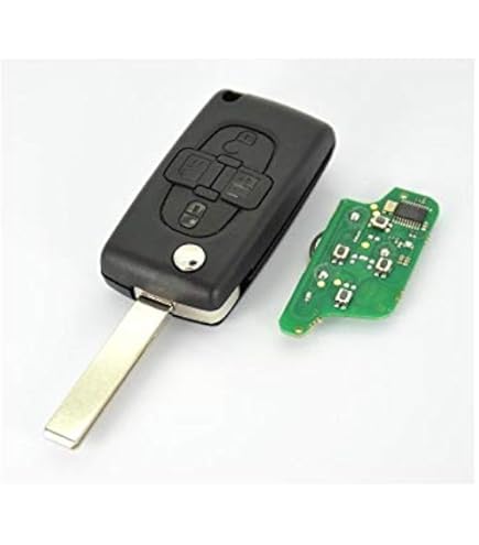 Coque De Clé Peugeot 807 1007 + Logo CE0523 - Équipement Auto