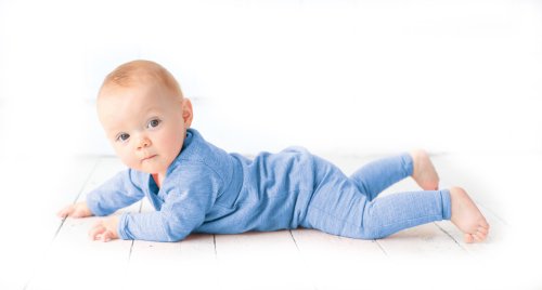 Merino Kids Long-Sleeve Pyjama Set, Banbury, For Babies 4-5 years