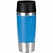 Produktbild Emsa Isolierbecher Travel Mug 0,36l wasserblau/silber