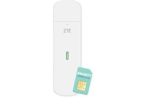 ‎ZTE ZTE MF833, CAT4/4G USB-Dongle, entsperrt, kostengünstiges Reisen, Business-WLAN, perfekt für Streaming, Gaming, Browsing, unterstützt Multi-Band-Konfiguration, 2 Jahre Garantie und kostenlose