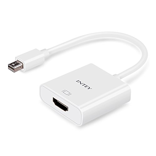 INTEY Mini DisplayPort zu HDMI Adapter Thunderbolt DP auf HDMI Adapter Full HD 1080p und 3D-Unterstützung
