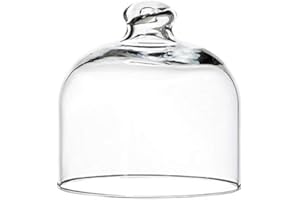 SWEET HOME Campana Cloche in vetro trasparente per dolci cod.CC00521LU cm 11,5h diam.11 by Varotto & Co.