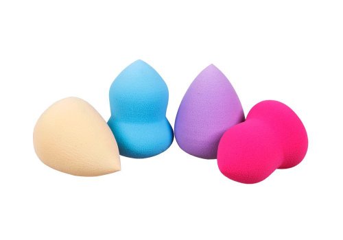 Eozy Bundle Monster 4pc Colorful Pro Beauty Flawless Makeup Blender Foundation Puff Sponges