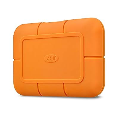 LaCie Disque Dur Externe SSD, Rugged SSD 2To USB-C