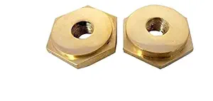 ROYAL ERADO Swinging Arm Nut for Royal Enfield (Set of 2, Brass)