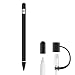 Produktbild Silikon Hülse für Apple Pencil Premium Case Hülle Holder Halter Pocket Cover Zusätze für iPad Pro,2 Pen Nib Spitze Schutzhülle und Apple Pencil Cap Holder (Schwarz)