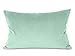 Produktbild npluseins Samtkissenhülle - Einfarbiges Design - erhältlich in 15 modischen Farben und in 4 Verschiedenen Größen, Mint, ca. 40 x 60 cm