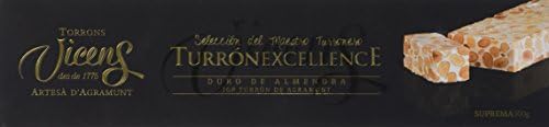 Vicens Excellence Range Hard Almond Nougat, 300 g