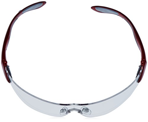Honeywell 1017081 Ignite Safety Eyewear Red/Silver Frame with Clear Fogban/Anti-Scratch Lens - 4