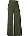 Produktbild Emma Damen Klassisch einfarbrig hohe Taille weite Palazzo Lounge Hose(AG,M)