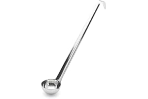 De Buyer - Louche à bec monobloc en inox - Longueur 28 cm -, Argent