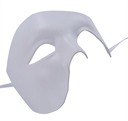 Kapmore Herren Maskerade Maske Halloween Kostüme Venezianischen Partei Maske DIY Handgemacht - 3