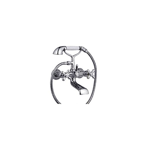 Rubinetterie Toscane Ponsi Batteria Esterna Muro Vasca C/Fless/Docc - Serie Viareggio