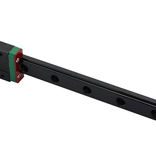 Anycubic Schwarz Miniatur-Linearführung MR12 MGN12 Schiene Way Slide + MGN12H Block Transport für 3D-Drucker - 3