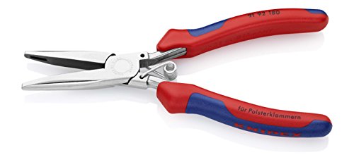 KNIPEX 91 92 180 Polsterklammerzange spiegelpoliert mit Mehrkomponenten-Hüllen 185 mm - 2