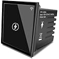 1 Gang Smart WiFi Touch Switch 32A, Compatible with Alexa, Google Assistant, Roma Fit