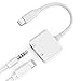 Price comparison product image 2-in-1 Headphone Jack Adapter to 3.5mm Audio for iPhone 7 / 7Plus / Xs / Xs Max / XR for iPhone 8 / 8Plus for iPhone X Adapter Earphone.Support for music,control, chargingFor iOS 10.3 or higher