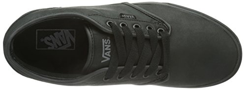 Vans ATWOOD Herren Sneakers Schwarz ((Leather)Blk/Bl L3B)
