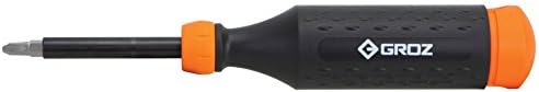 GROZ RD/SD/2 Retra Drive, Multibit Retractable Cartridge Screwdriver
